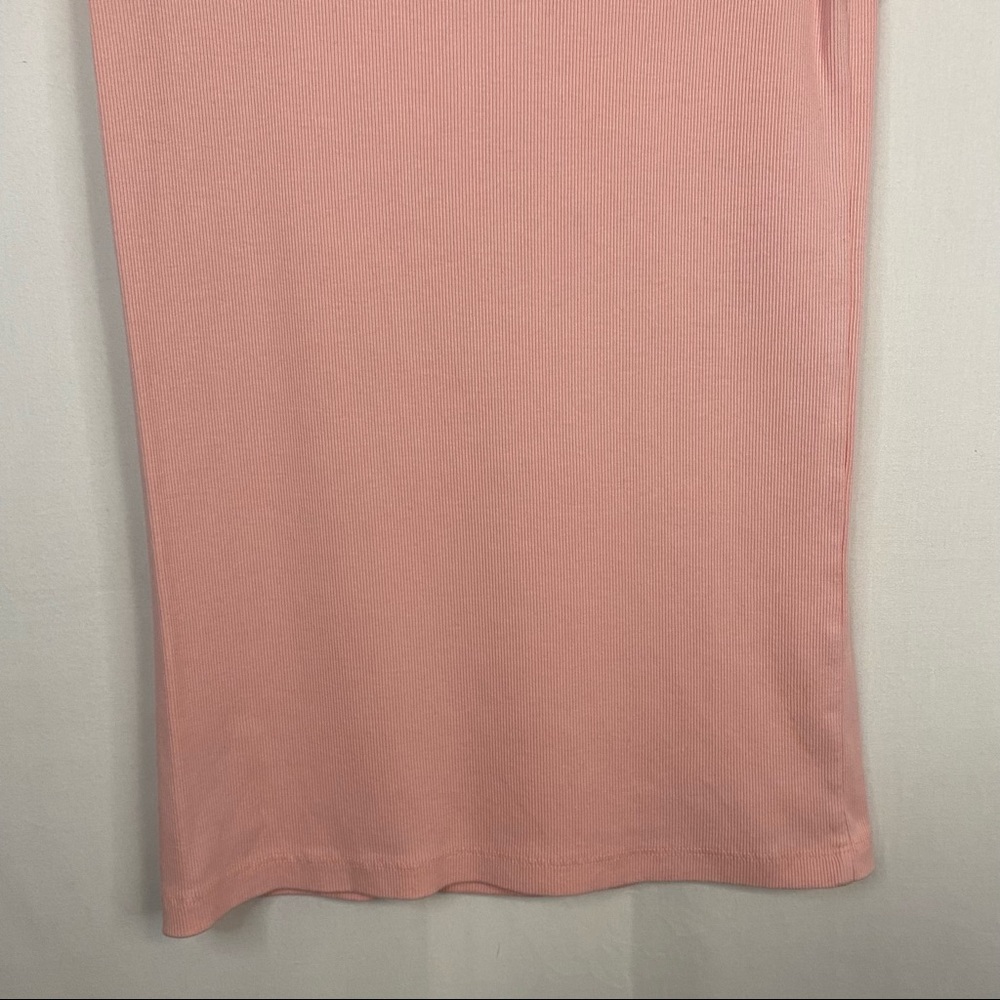 TIME AND TRU Partial Button Down Tee Light Pink Size Medium - Picture 7 of 9